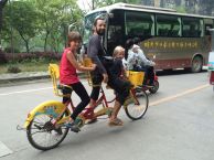 A Yangshuo on essaye de nouveaux vélos