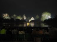 Spectacle époustouflant sur la rivière Lijiang (600 comédiens quand même ...)